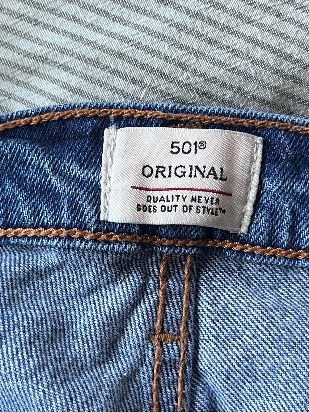 Levi’s 501s medium blue 18W - Picture 2 of 4